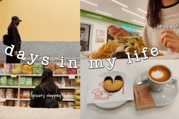 DAYS IN MY LIFE | LIFE IN ITALY let's go grocery shopping at the supermarket and eating A LOT | VLOG