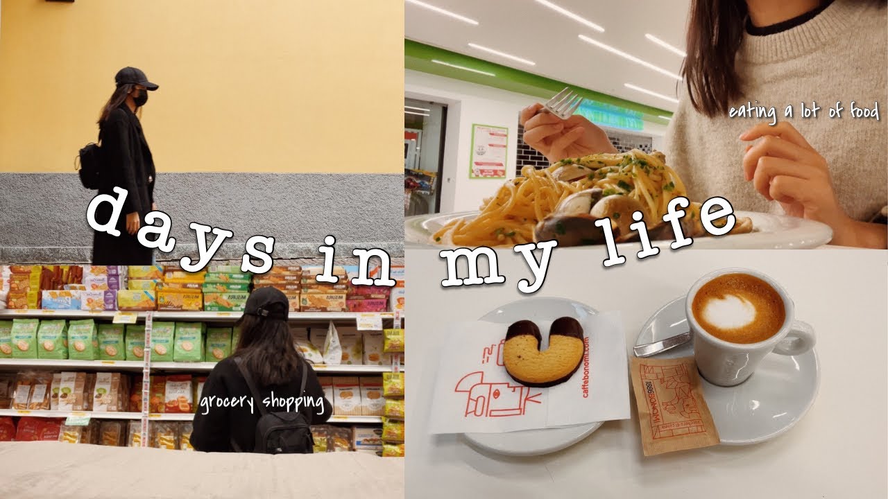 DAYS IN MY LIFE | LIFE IN ITALY let's go grocery shopping at the supermarket and eating A LOT | VLOG DAYS IN MY LIFE | LIFE IN ITALY let's go grocery shopping at the supermarket and eating A LOT | VLOG