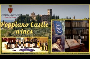 Poppiano Castle wines, only 10 minutes walking from Villa Le Torri.