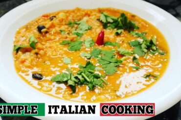 Zuppa di fave (fava beans soup from Sicily) #simpleitaliancooking