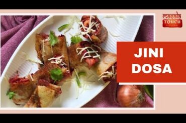 Jini Dosa | Mumbai Street Food | Pizza bhaji jini dosa