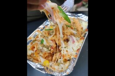 Fully loaded cheese | Baked Mac & cheese Macaroni | #shorts #Italianfood