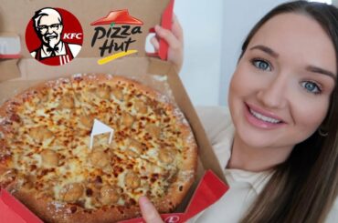 PIZZA HUT'S NEW KFC POPCORN CHICKEN PIZZA - FOOD REVIEW