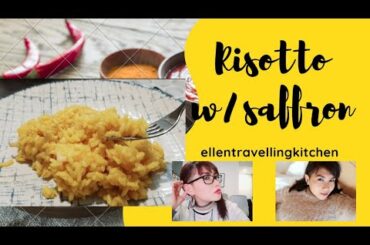 HOW TO COOK RISOTTO WITH SAFFRON /ITALIAN CUISINE.