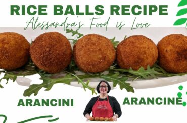 Rice Balls | Arancine |  Arancini | How to make italian rice balls.
