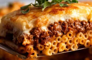 Pastitsio - Greek pasta bake