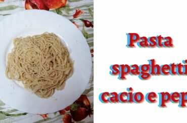 Pasta Recipe Italian | Pasta Spaghetti Cacio e Pepe.