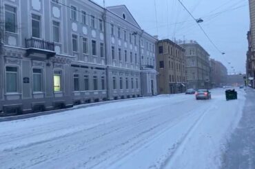 Italian Breakfast In A Wonderful Snowy Morning in St Petersburg, Russia | Baklykov. Live