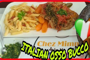 HOW TO MAKE OSSO BUCCO A LA GREMOLATA//NO WINE RECIPE OF OSSO BUCCO//EASY HALAL OSSO BUCCO RECIPE