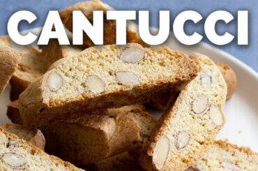 Cantucci - Easy Italian Almond Biscotti [10min Prep]