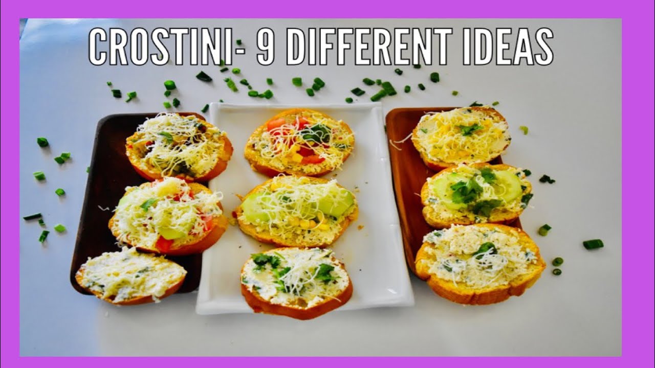 Crostini | Italian Crostini Recipe | 9 Different Idea Crostini | Italian Crostini Recipe | 9 Different Idea