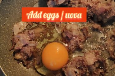 Uova e curcuci, un piatto tradizionale Made in Calabria e peperonata #italianfood