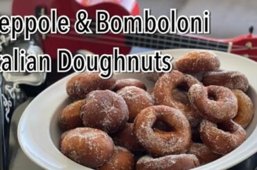 Zeppole e Bomboloni (Italian Doughnuts) - Italian Food Easy Peasy by the Bellardinelli Sisters