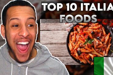BRITISH REACTING TO TOP 10 FOODS IN ITALY