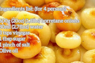 Sweet and sour borretane onions | Italian cooking mama