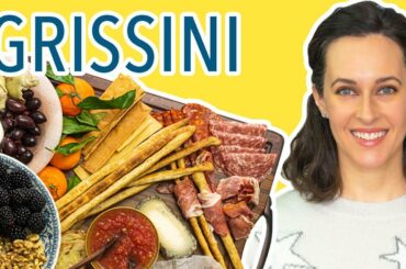 Grissini & Graze Board - Italian crunchy Breadstick Recipe Demo & Snack Board Inspiration