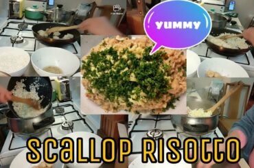 How I cook Scallop Risotto | Kris Egos