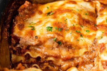 Easy Traditional Italian Lasagna Recipe!  CookUp