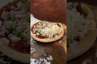 Double cheese open pizza #Shorts #street food