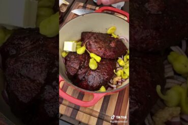 Italian beef style sandwiches #beef #grillinwithdad #sandwich #fyp #recipe #cookinglessons