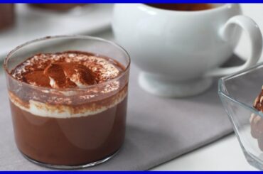How To Make Very Easy ITALIAN HOT CHOCOLATE with Whipped cream