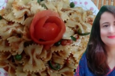 Vegetable bow tie pasta recipe | Arabiata Source Recipie | Italian Recipie | Hindi Urdu