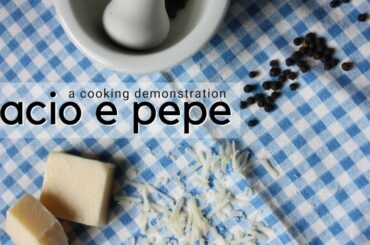 Cacio e Pepe: a Cooking Demonstration from Villa Le Balze