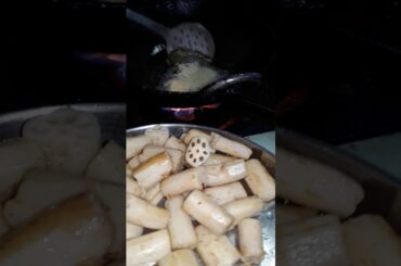 Nadru Snacks  (Lotus Root) Recipe making #shorts
