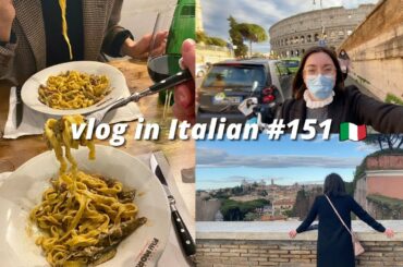 vlog in Italian 151: pranzo fuori, al mercato, passeggiata in centro (sub)