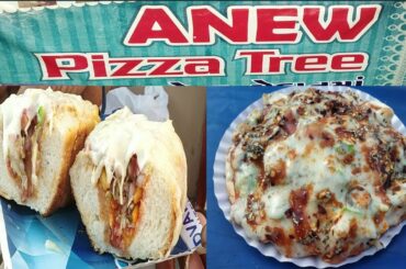 Melted Cheese Hotdog | Anew Pizza Tree | Italian Cheese Pizza | Indian Street Food | Rajkot food