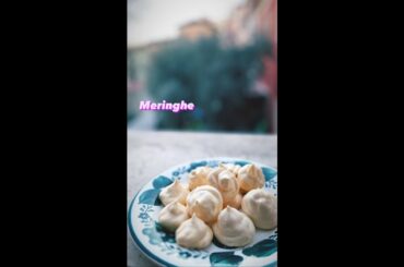 How to make meringues - 1 minute recipe cooking with GoPro #meringue #meringhe #shorts #gopro