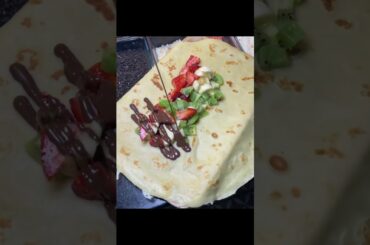 Mix fruit Italian cheezy Wrapper #Shorts #Street food