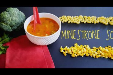 Minestrone Soup | Italian Minestrone Soup | Soup with Pasta