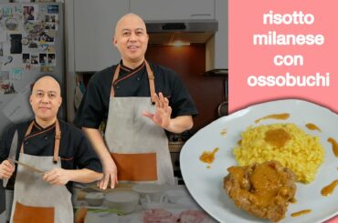 HOW TO MAKE THE ITALIAN RISOTTO ALLA MILANESE WITH OSSOBUCHI | CHEF RONNIE AT HOME