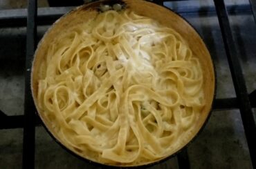 parppadelle con crema Italy food!!