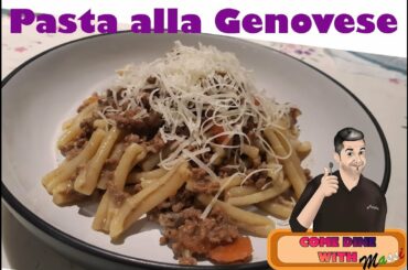 Pasta Genovese - Italian Food