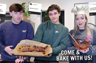 reading hate comments whilst baking brownies..