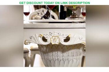 Modern Style Italian Dining Table 100% Solid Wood Italy Style Luxury round Dining Table set o1110