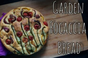 How to make Garden Focaccia Bread/Garden Focaccia Bread recipe/Italian Garden Focaccia Bread.