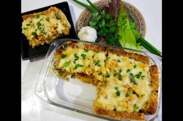 Italian Bread Pasta Pie Recipe By Delish Cuisine. How to make Bread Pasta Pie?