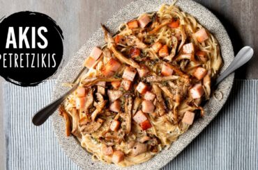 Light Spaghetti Carbonara | Akis Petretzikis