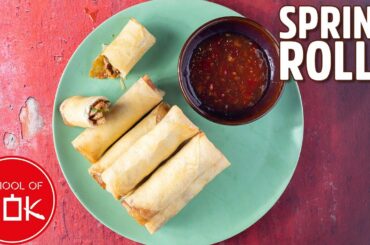 Delicious Hoisin Duck Spring Rolls Recipe! | Wok Wednesday