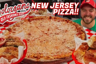 Gavone 20" Cheese Pizza Challenge w/ Cheesy Bread & Garlic Knots!!