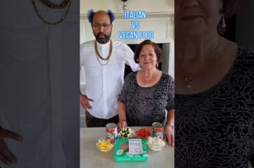 An Italian Gonna tastes Vegan food and....