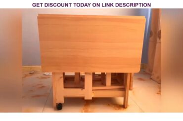 High Quality Solid Wood Folding Dinning Table Set Multifunctional Mesa de comedor Plegable Desk Fol