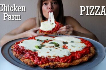 Chicken Parmesan Pizza Alla Vodka-Style MUKBANG | Quality Italian Copycat Recipe!
