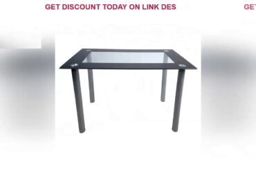110cm Tempered Glass Dining Table Set 4 Chairs Dining Set Modern Kitchen Table And Chairs Set SKU82