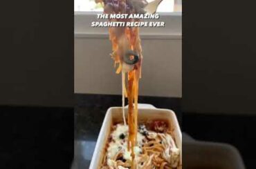 Cheesy Spaghetti Recipe | how to make spaghetti at Home  | #shorts #food #spaghetti #recipeshorts