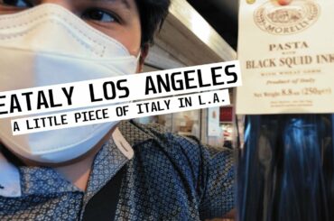 Family Day in the BEST ITALIAN MARKET in L.A. | Caught Us Off Guard | PASTA | WINE | English Subbed