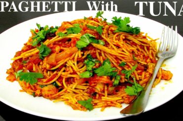 Gluten Free SPAGHETTI With TUNA And TOMATO Sauce | DELICIOUS Italian Recipe